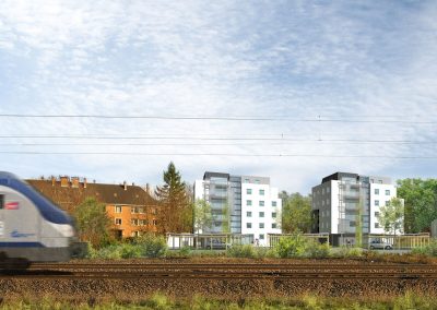 logements ICF Nord-Est à Koenigshoffen - photo - L.Matagne